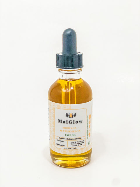 100% Moringa, Watermelon & Desert Date Face Oil