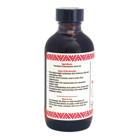 100% Pure Watermelon Seed | Cold-Pressed Seed Oil | | Face, Body, & Hair | 4oz & 16oz
