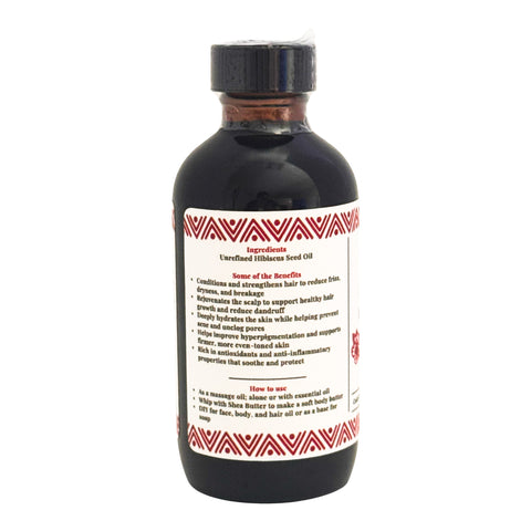 100% Pure Hibiscus Seed Oil | Cold-Pressed | Unrefined | Face, Body & Hair | 4oz & 16oz