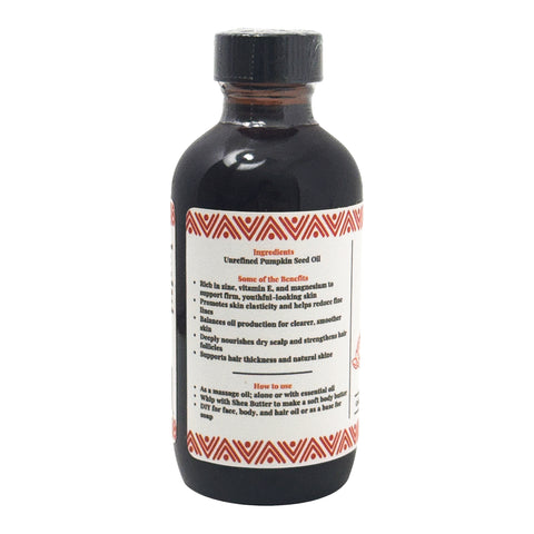 100% Pure Pumkin Seed Oil | Cold-Pressed | Unrefined | Face, Body & Hair | 4oz & 16oz