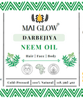 100% Pure Neem Oil | Cold-Pressed Seed Oil | Unrefined | Face, Body, & Hair | 4oz & 16oz